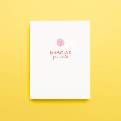 Shorthand Press - Gracias Por Todo - Letterpress Greeting Card