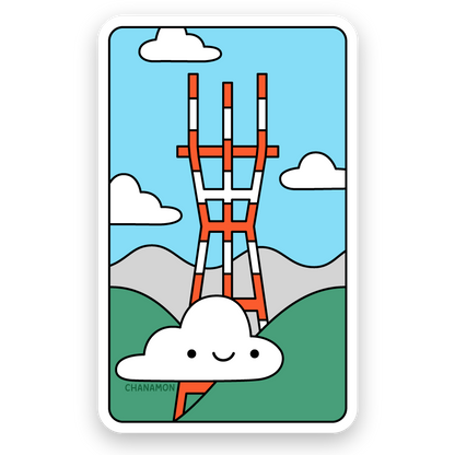 Maison Chanamon - Sutro Tower Sticker