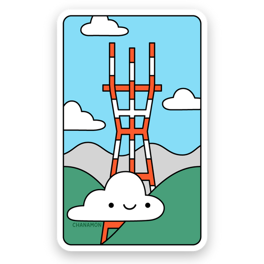 Maison Chanamon - Sutro Tower Sticker