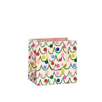 Red Cap Cards - Festive Globes gift bags: Large