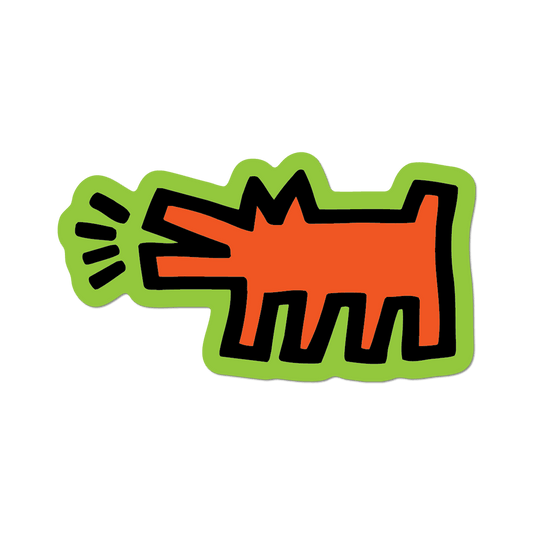 Apply Stickers - Barking Pop Shop Dog by Keith Haring - Die-Cut Sticker