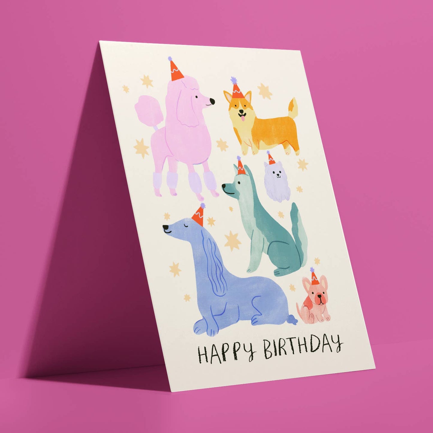Ana Peake - Colorful Dogs Birthday