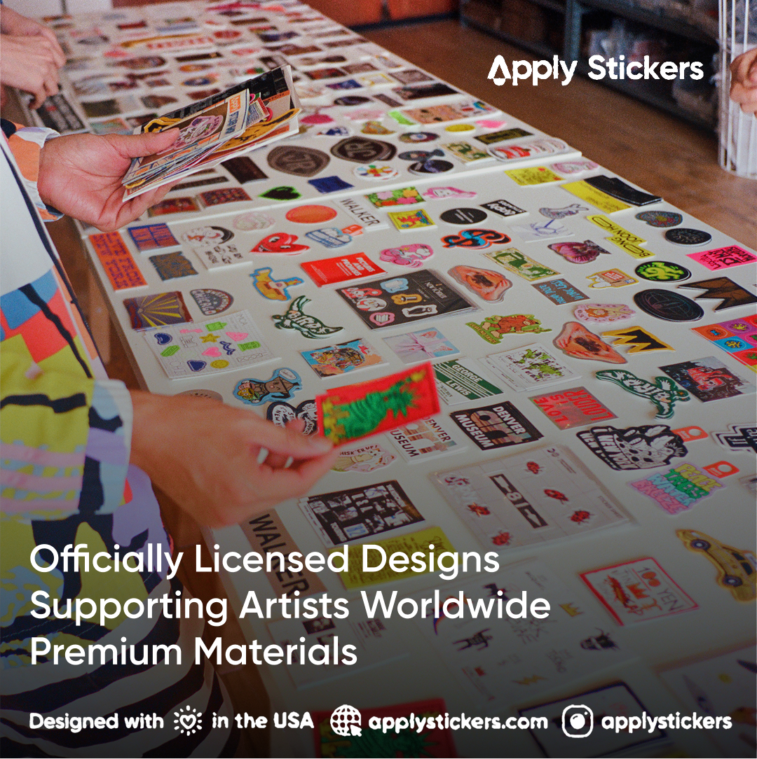 Apply Stickers - Digital Dreams Sheet — Mini-Sticker Stationery Sheet