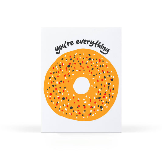 Sweet Bippy Press - Everything Bagel Card