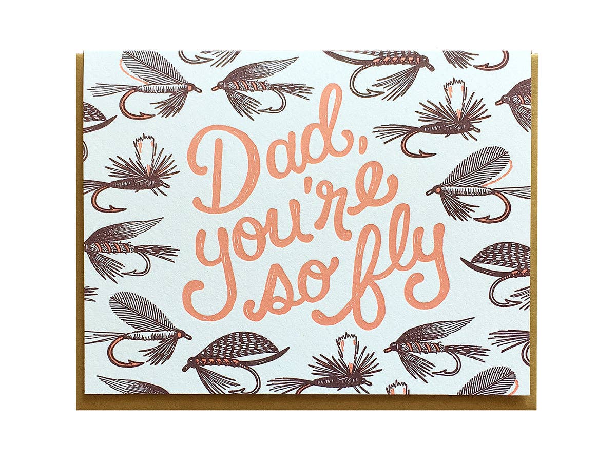 Noteworthy Paper & Press - Dad Fly Card