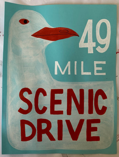 Bridget Watson Payne- Scenic Drive 49Mile  - V3 Original artwork