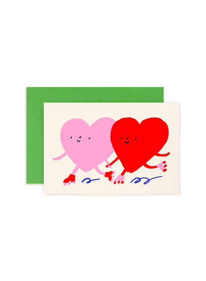 Karen Schipper - Skating Heart Pals  - Mini Note