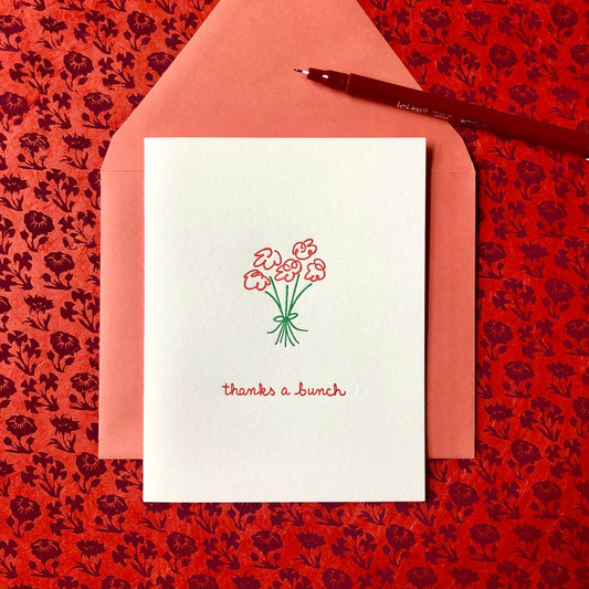 Albertine Press - Thanks A Bunch Flowers
