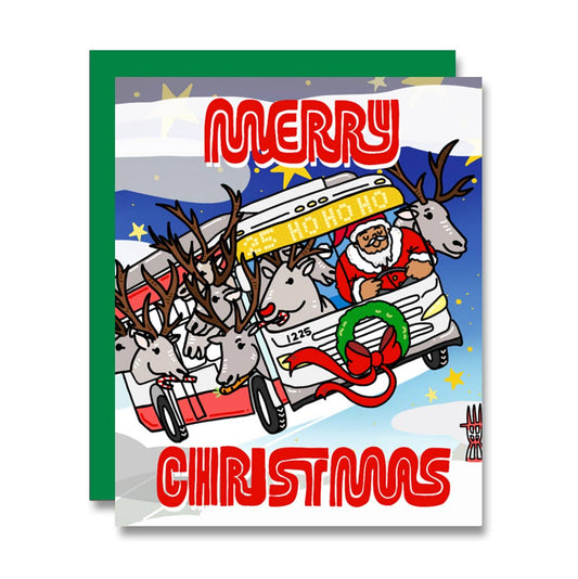 PapaLlama - NEW! SF Muni Holiday Card