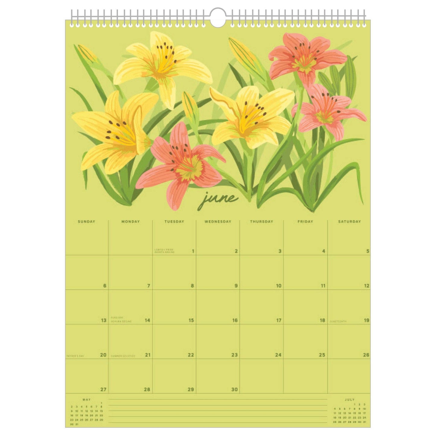 Smudge Ink - 2027 Walk in the Garden Wall Calendar