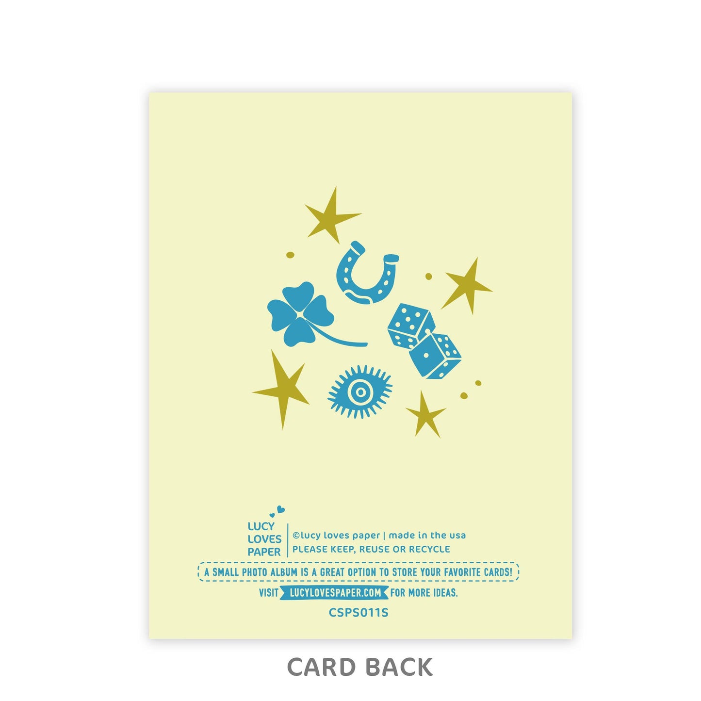 Lucy Loves Paper - Buena Suerte | Good Luck Card in Spanish