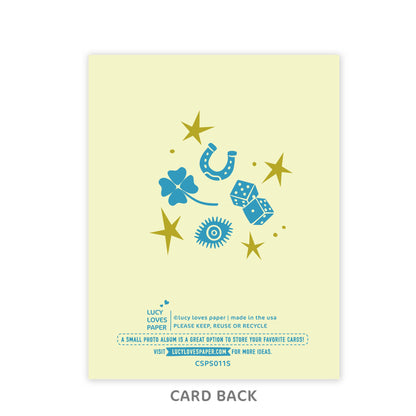 Lucy Loves Paper - Buena Suerte | Good Luck Card in Spanish
