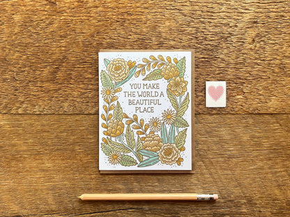 Noteworthy Paper & Press - Beautiful World Card