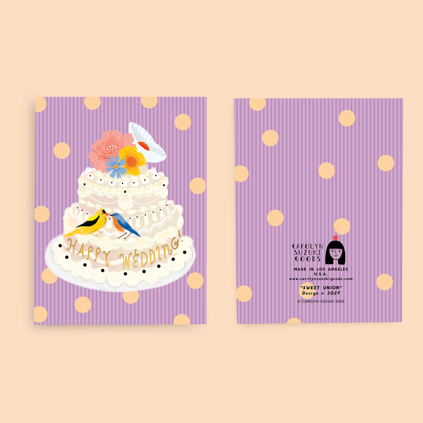Carolyn Suzuki - SWEET UNION - Wedding Card