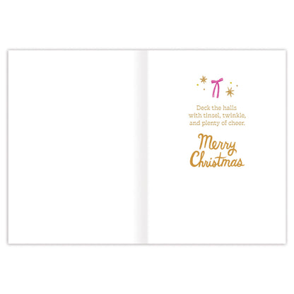 Biely & Shoaf - Santa Trimming Tree Boxed Holiday Cards - Set of 10
