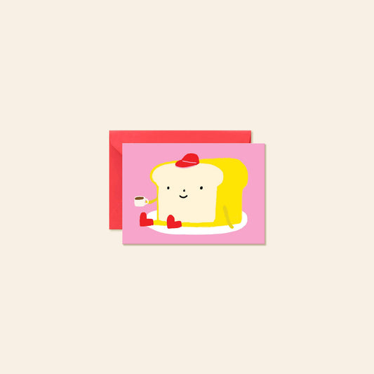 Karen Schipper - Bread Loaf – Cute Food Mini Note Card