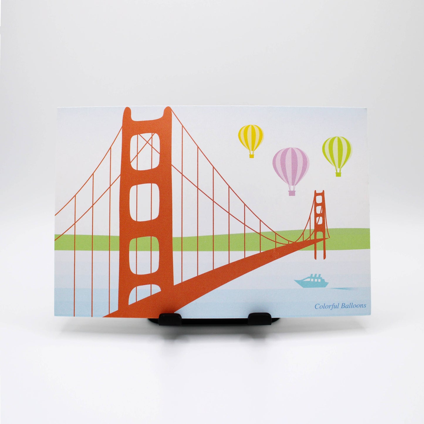 Tomoko Maruyama - Colorful Balloons Postcard