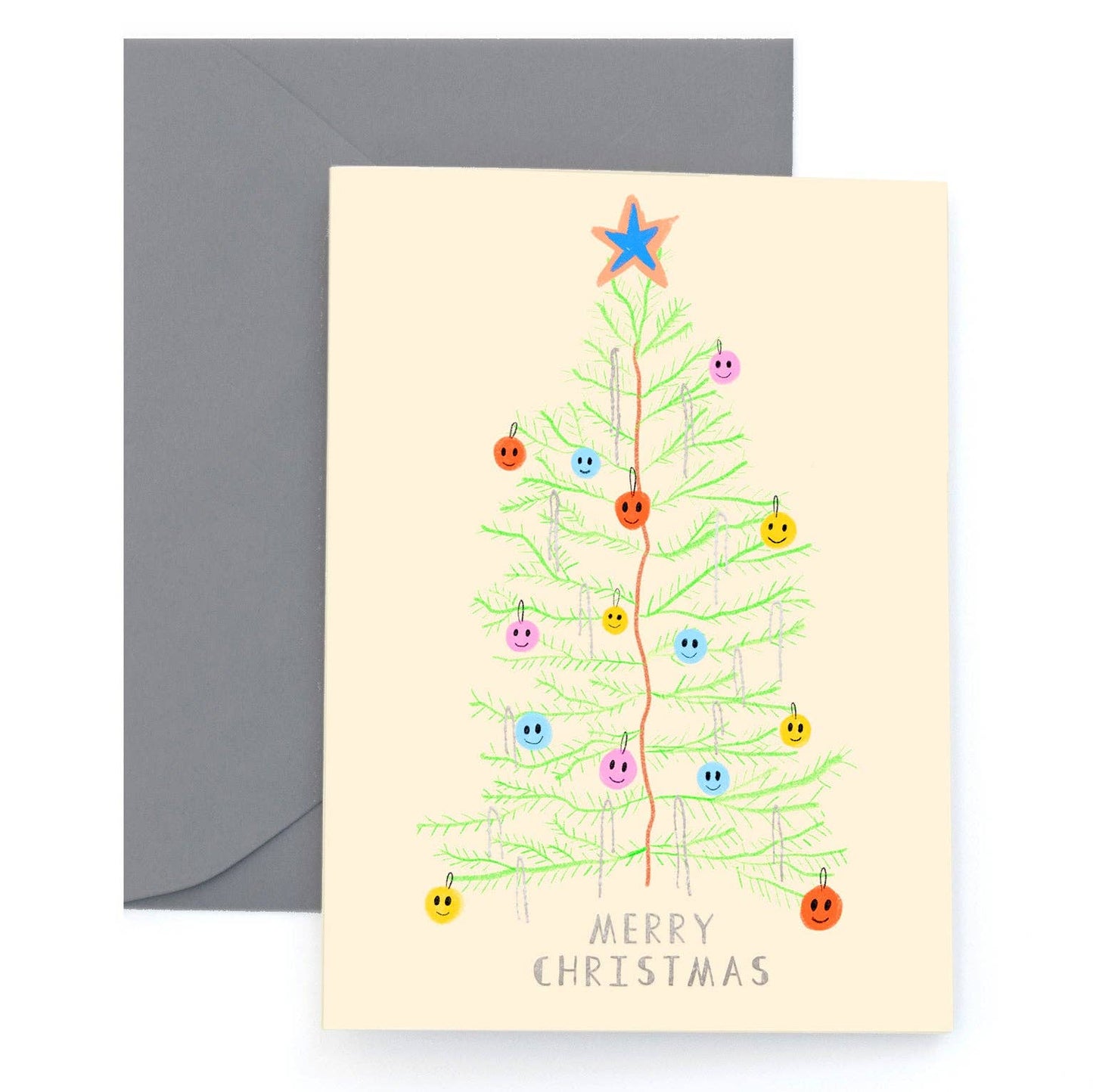 Carolyn Suzuki - HAPPY TREE - Holiday Card Box Set of 6
