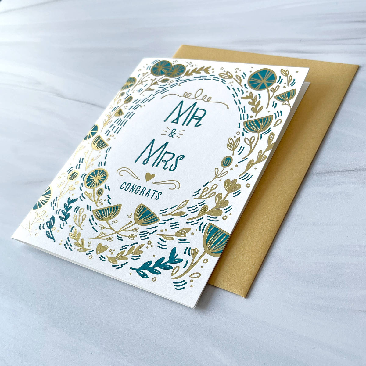 Paper Parasol Press - Mr & Mrs Card