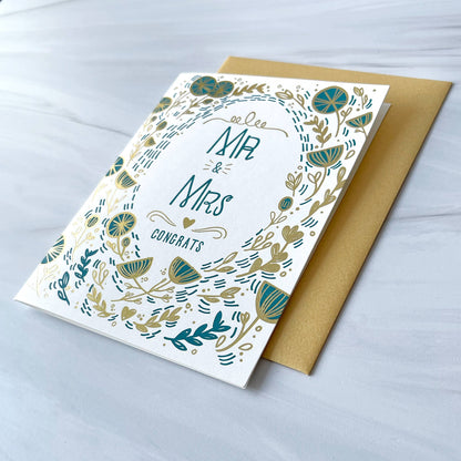 Paper Parasol Press - Mr & Mrs Card