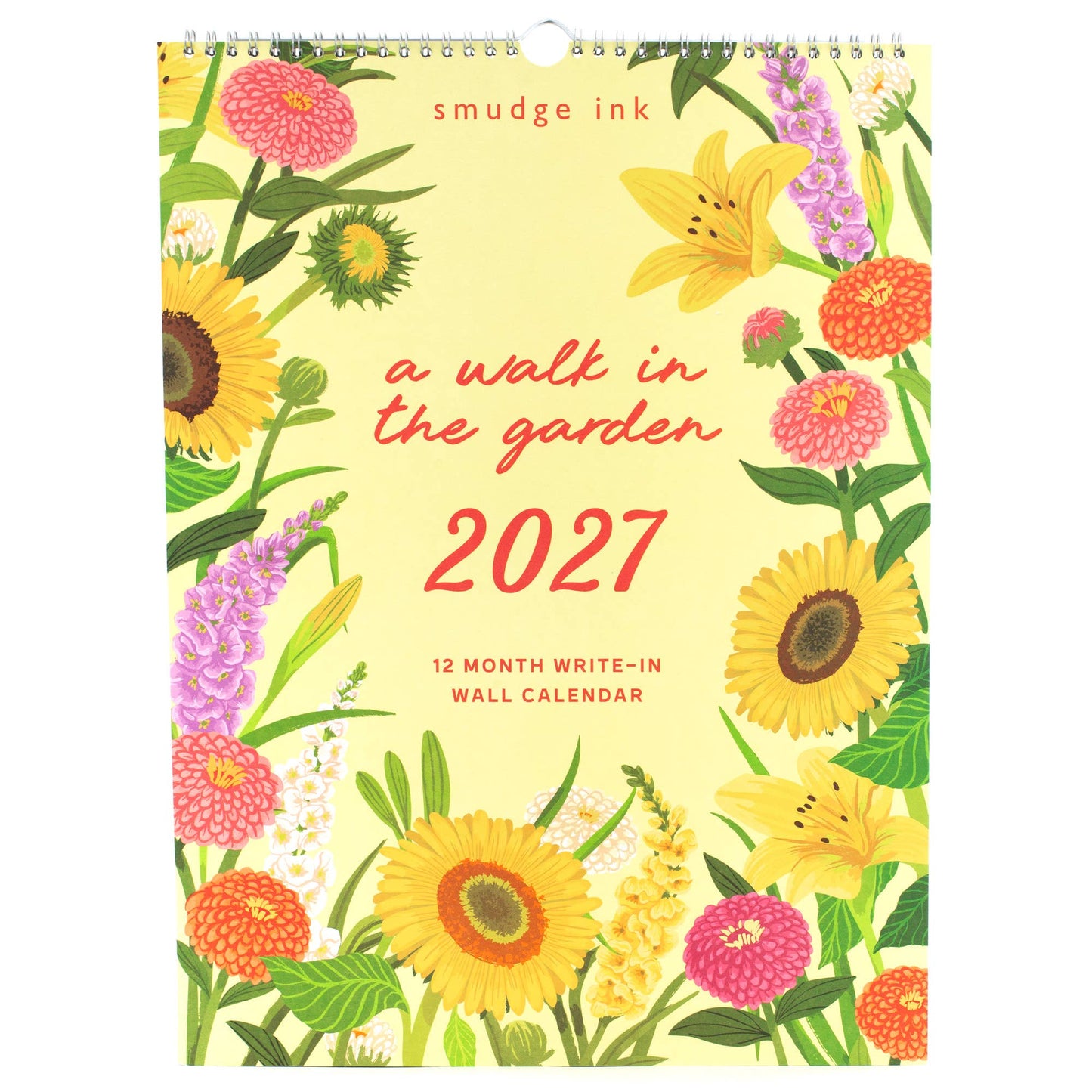 Smudge Ink - 2027 Walk in the Garden Wall Calendar