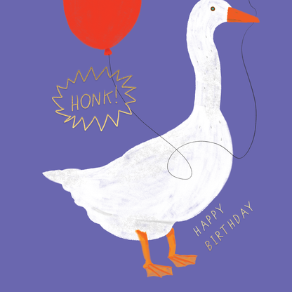 Carolyn Suzuki - GEESE ME UP - Birthday Card