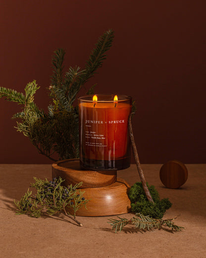 Brooklyn Candle Studio - Juniper + Spruce 2-Wick Candle