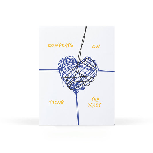 Sweet Bippy Press - Congrats on Tying the Knot Engagement Card