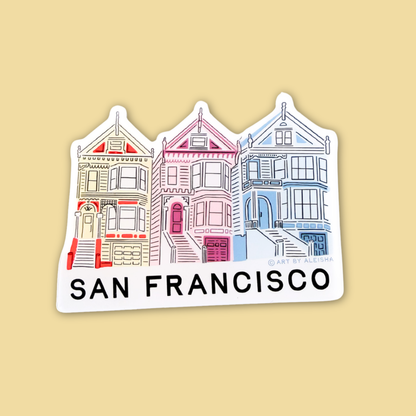 By Aleisha - Painted Ladies Acrylic Magnet