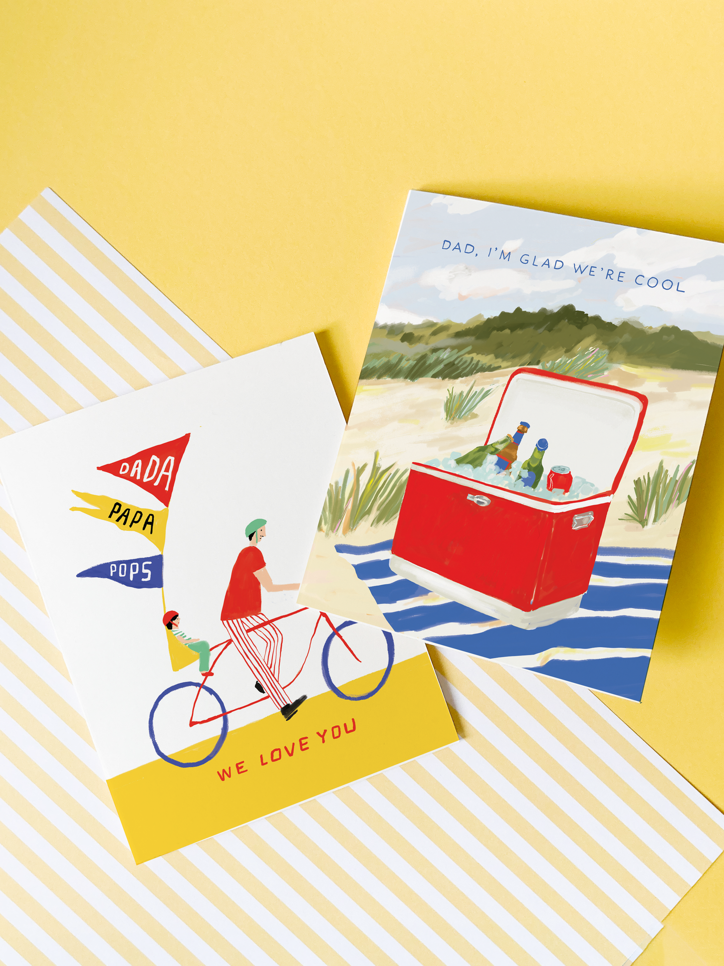 Karen Schipper - Bike Dad - Classic Father Appreciation Card