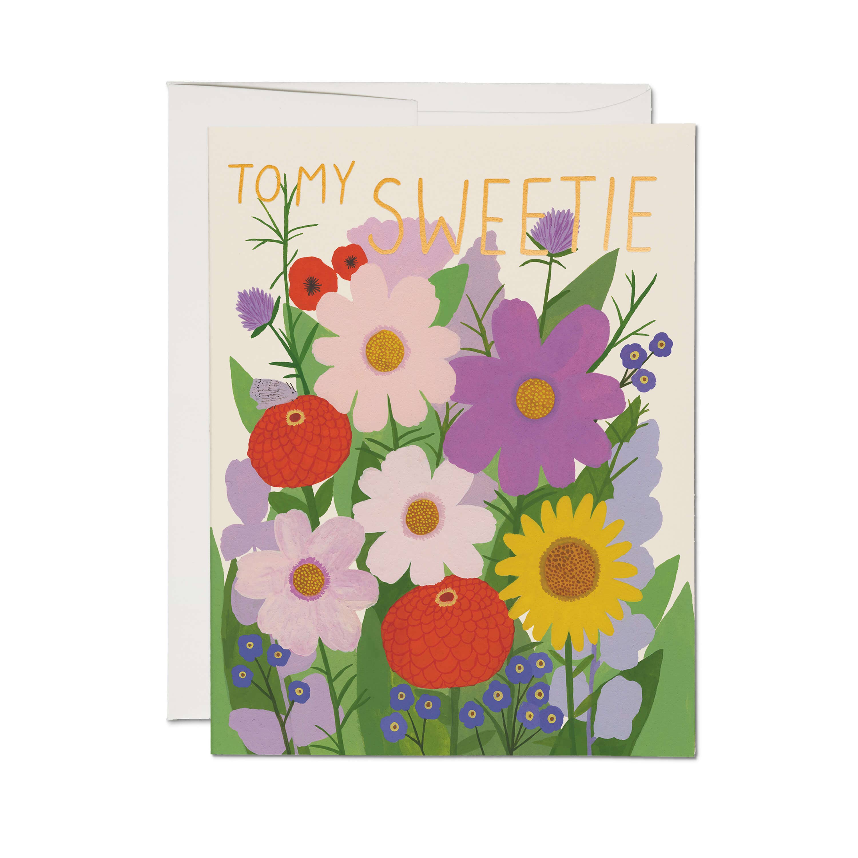 Red Cap Cards - To My Sweetie greeting card: Single – post.script.