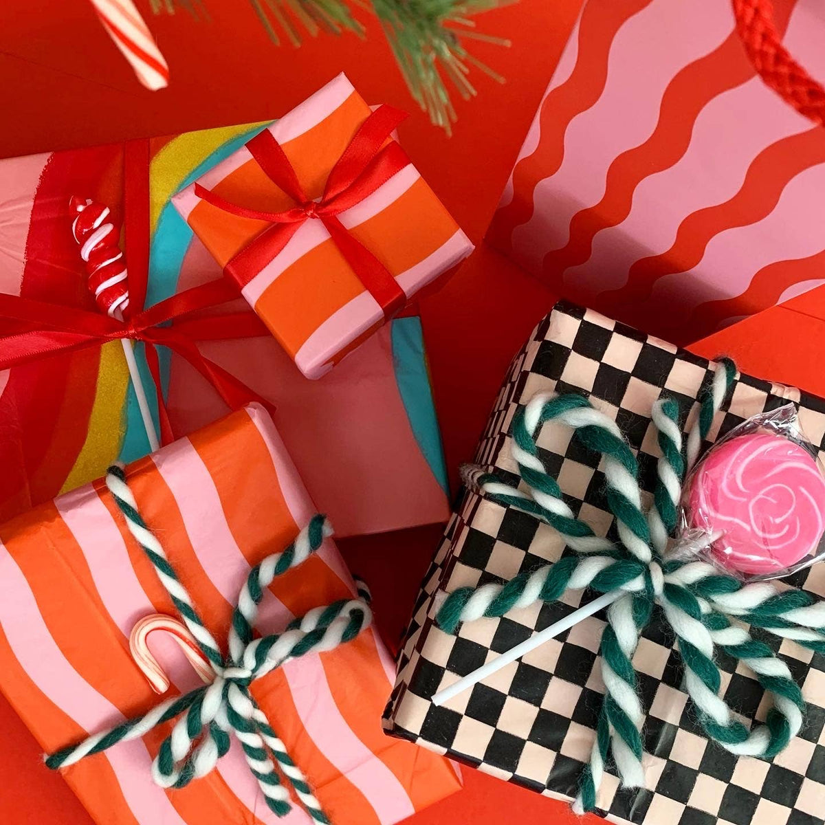The Social Type - Black Checker Tissue Paper