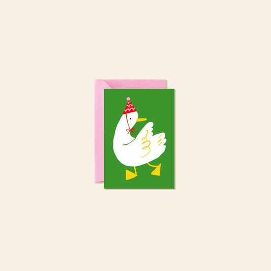 Karen Schipper - Party Duck – Duck Birthday Mini Note Card