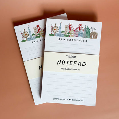 By Aleisha - San Francisco Landmarks Notepad