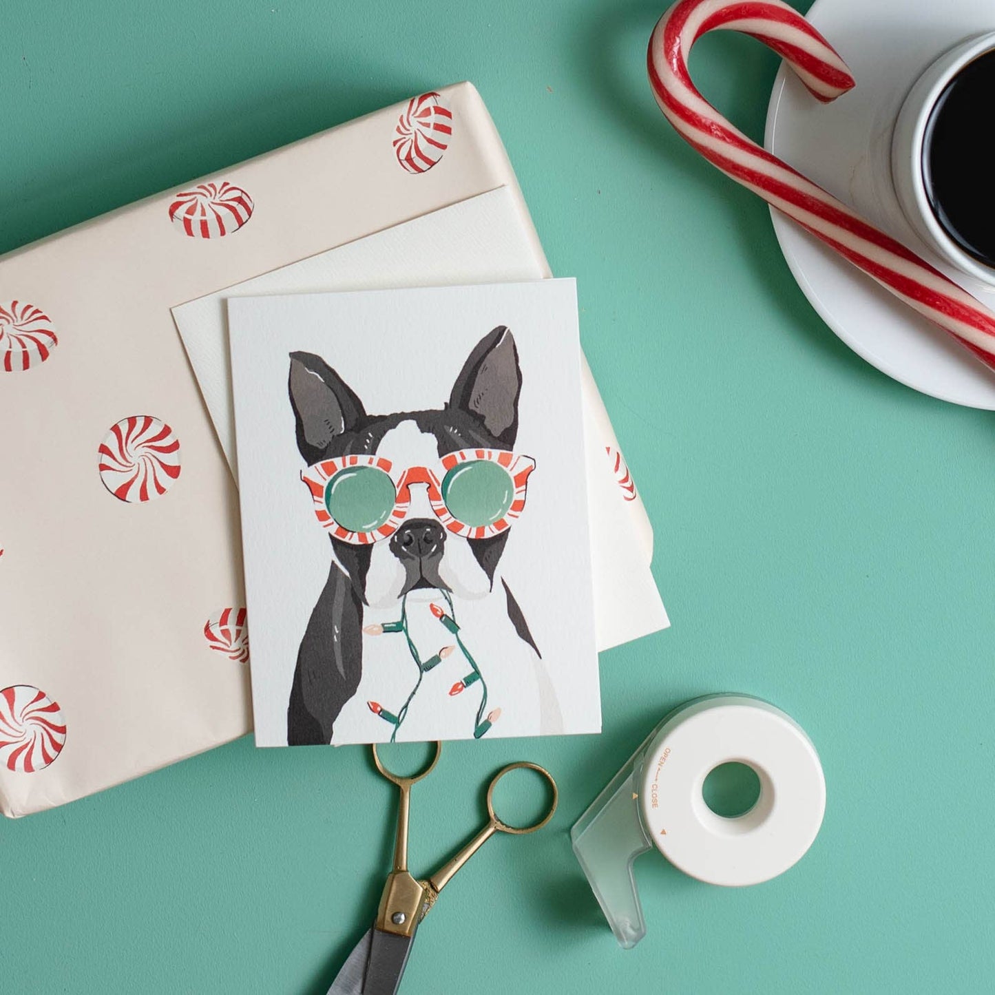 Amy Heitman - Boston Holiday Lights Holiday Card: Boxed set of 8