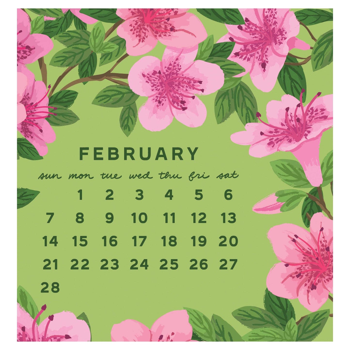 Smudge Ink - 2027 Flower Power Mini Calendar