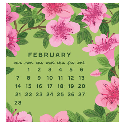 Smudge Ink - 2027 Flower Power Mini Calendar