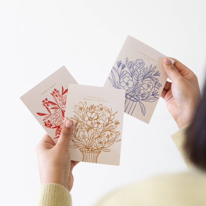 Ramona & Ruth - Congrats Bouquet Card