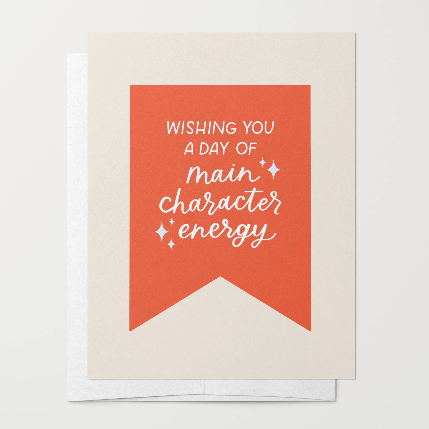 Just Follow Your Art - Main Character Energy Birthday Greeting Card
