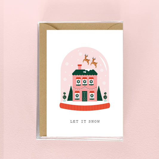 Spaghetti & Meatballs - Let it Snow Globe Mini cards