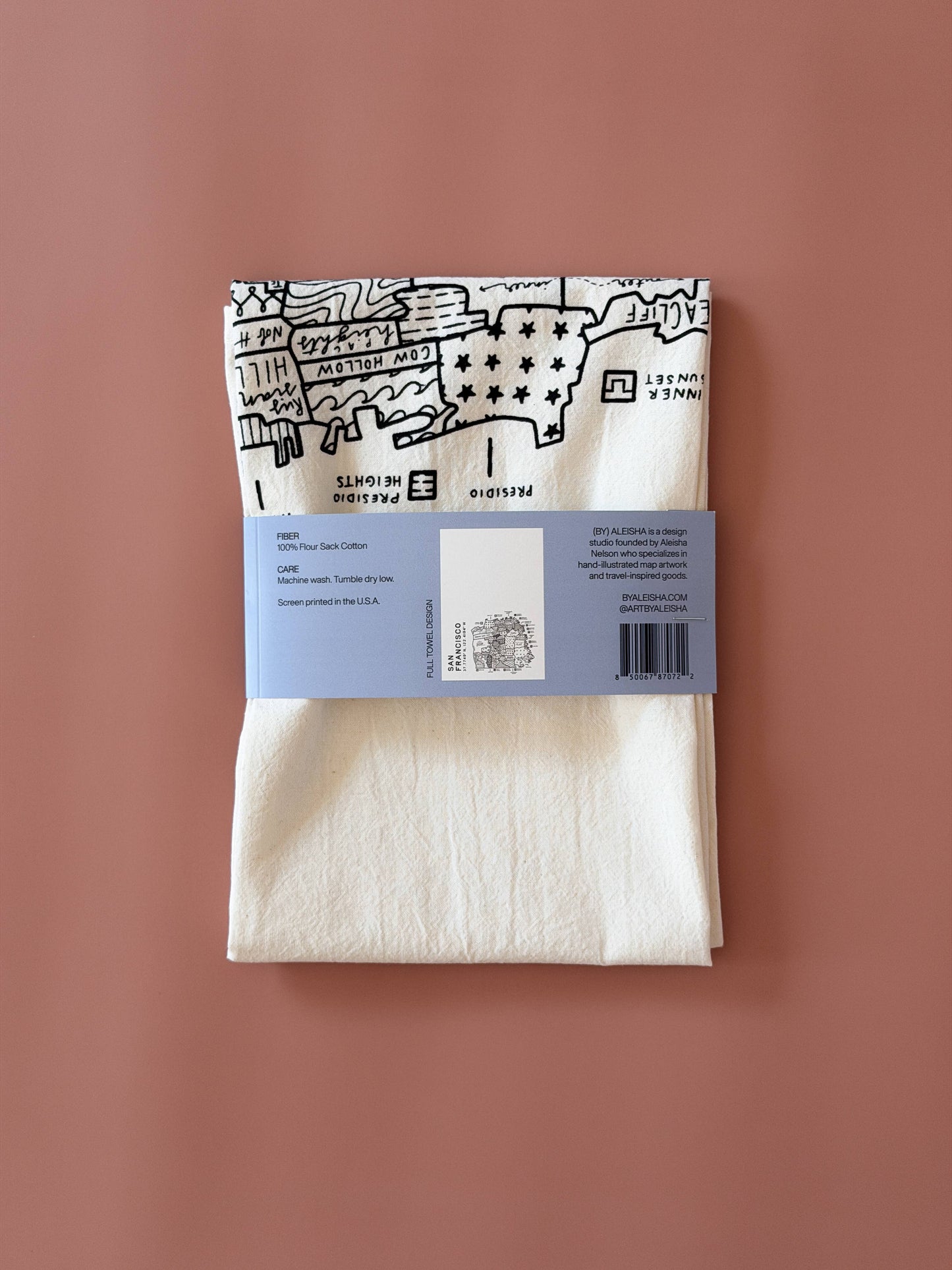 By Aleisha - San Francisco Map Tea Towel