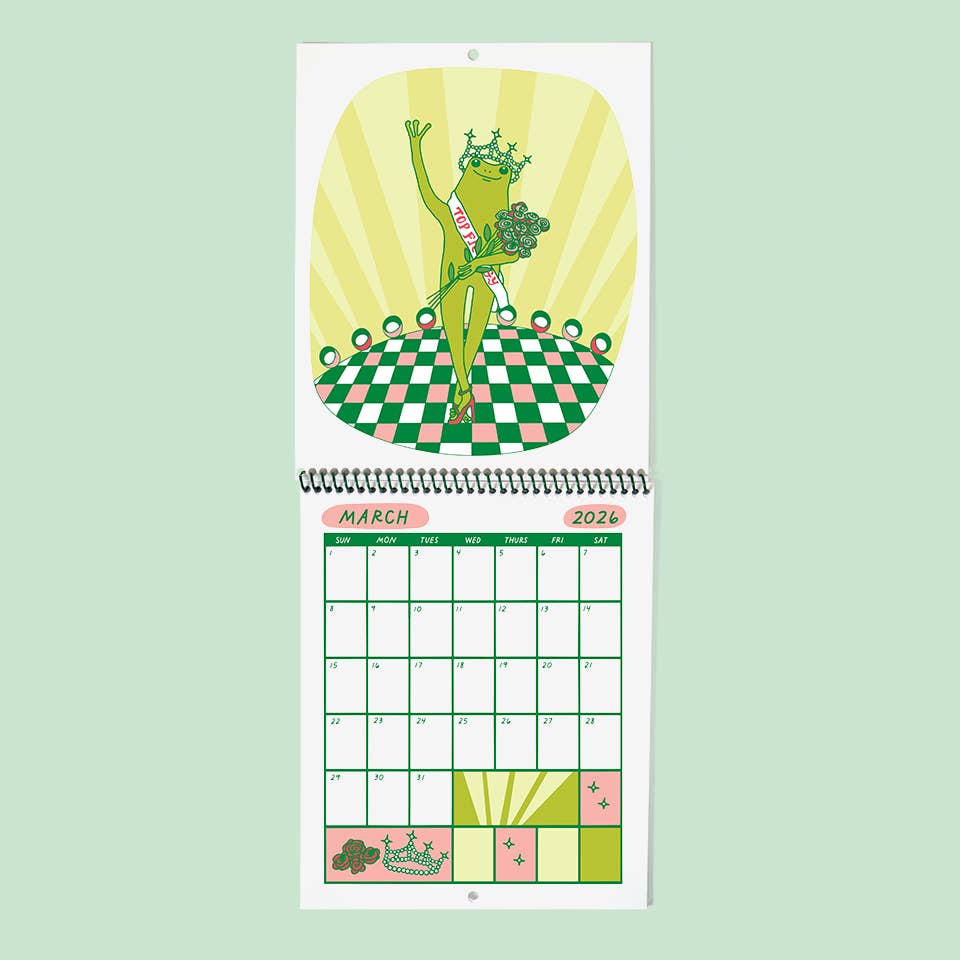 The Good Twin - Froggy of the Month 2026 Calendar