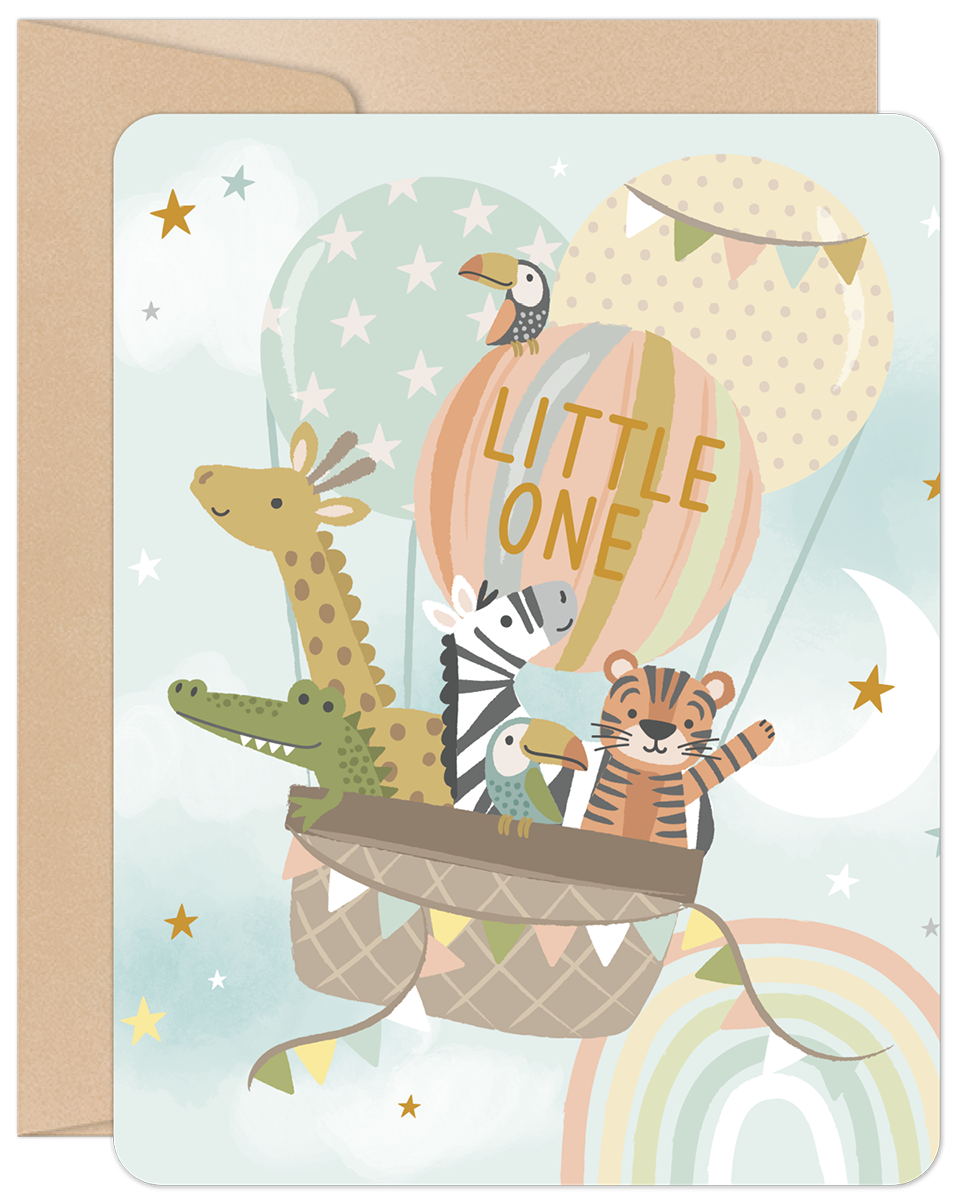 Willow & Ivy Press - Little One New Baby Card