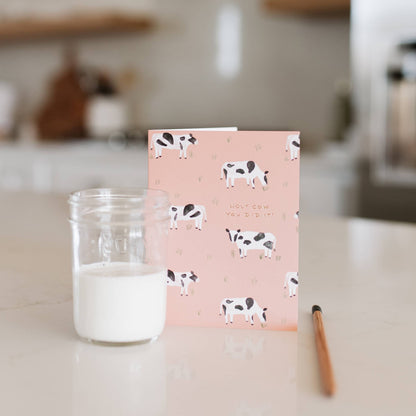 Ramona & Ruth - Cow Congrats Card