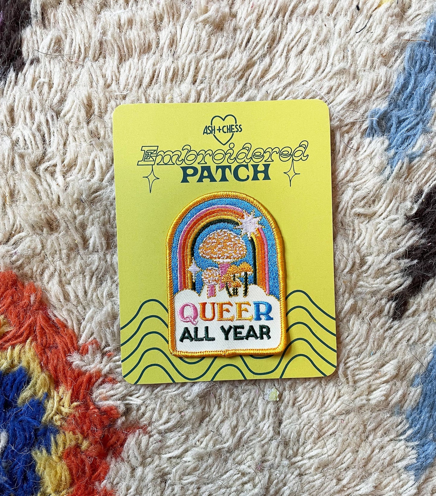 Ash + Chess - Patch - Queer All Year