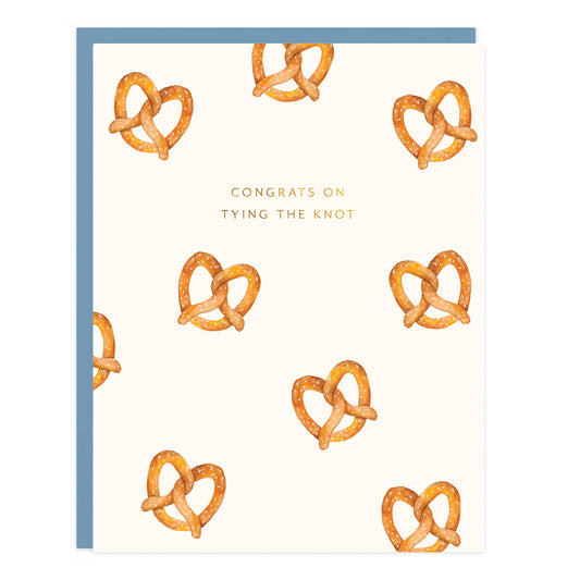 Ramona & Ruth - Pretzel Wedding Card