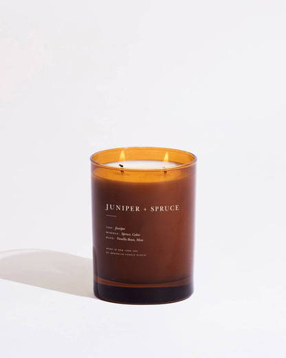 Brooklyn Candle Studio - Juniper + Spruce 2-Wick Candle