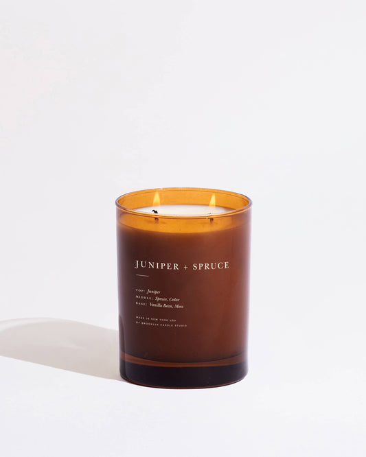 Brooklyn Candle Studio - Juniper + Spruce 2-Wick Candle