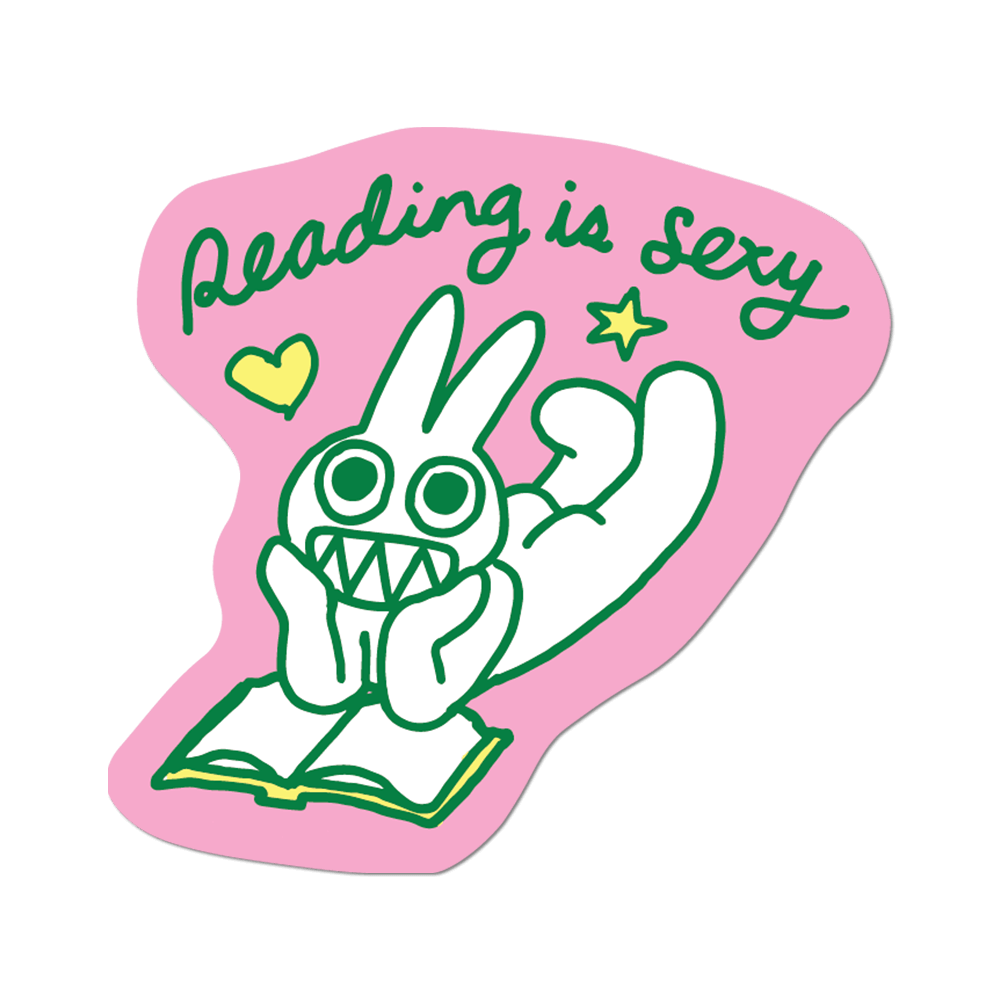 Apply Stickers - Reading is Sexy by Apply - Die-Cut Sticker (Bookish)