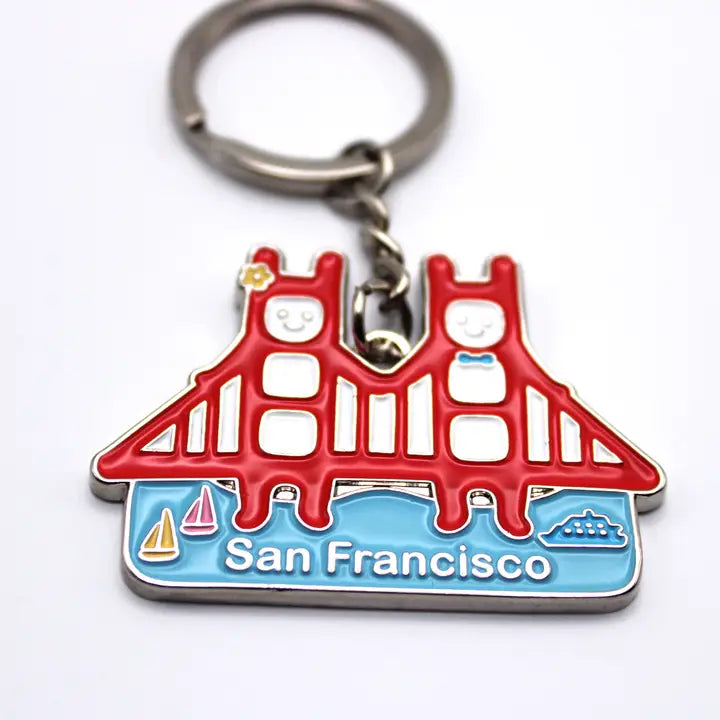 Tomoko M - San Francisco Landmarks Keychains: 1. Golden Gate Twins